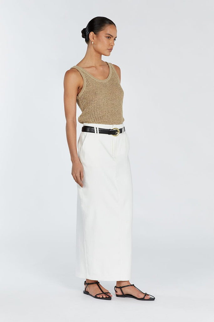 MARGOT SAGE SCOOP KNIT TANK | Dissh