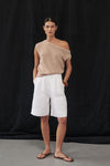 KERRY TAN ASYM KNIT TOP