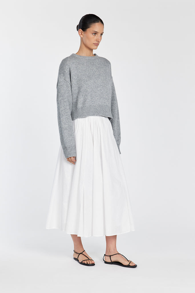 OLIVER SILVER MARLE KNIT JUMPER | Dissh