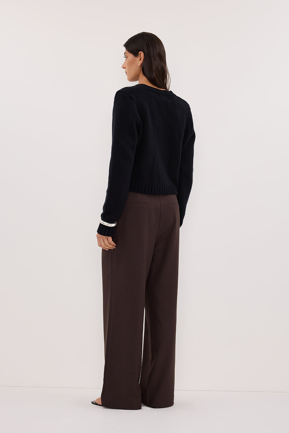 FOSTER BLACK KNIT CARDIGAN Clothing DISSH Boutiques 