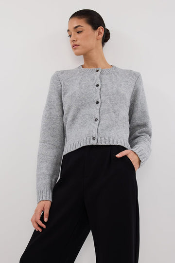 FOSTER SILVER MARLE KNIT CARDIGAN