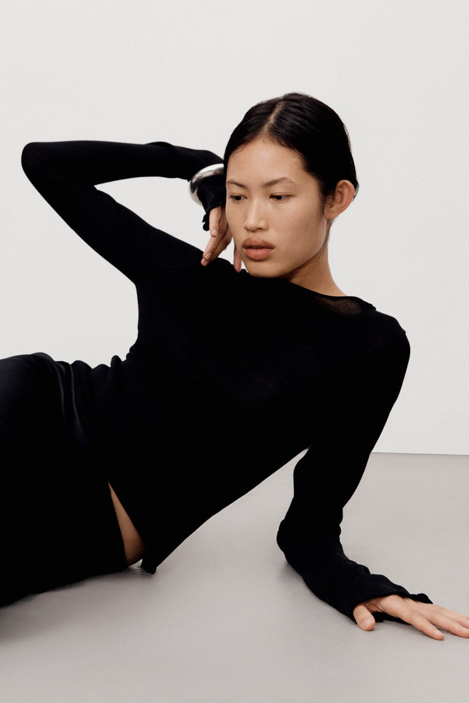 NICO BLACK MERINO KNIT TOP Clothing DISSH Boutiques 