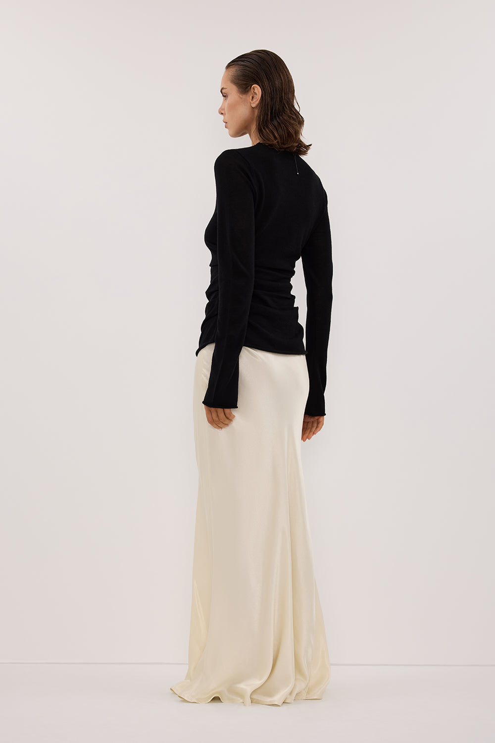 NICO BLACK MERINO KNIT TOP Clothing DISSH Boutiques 