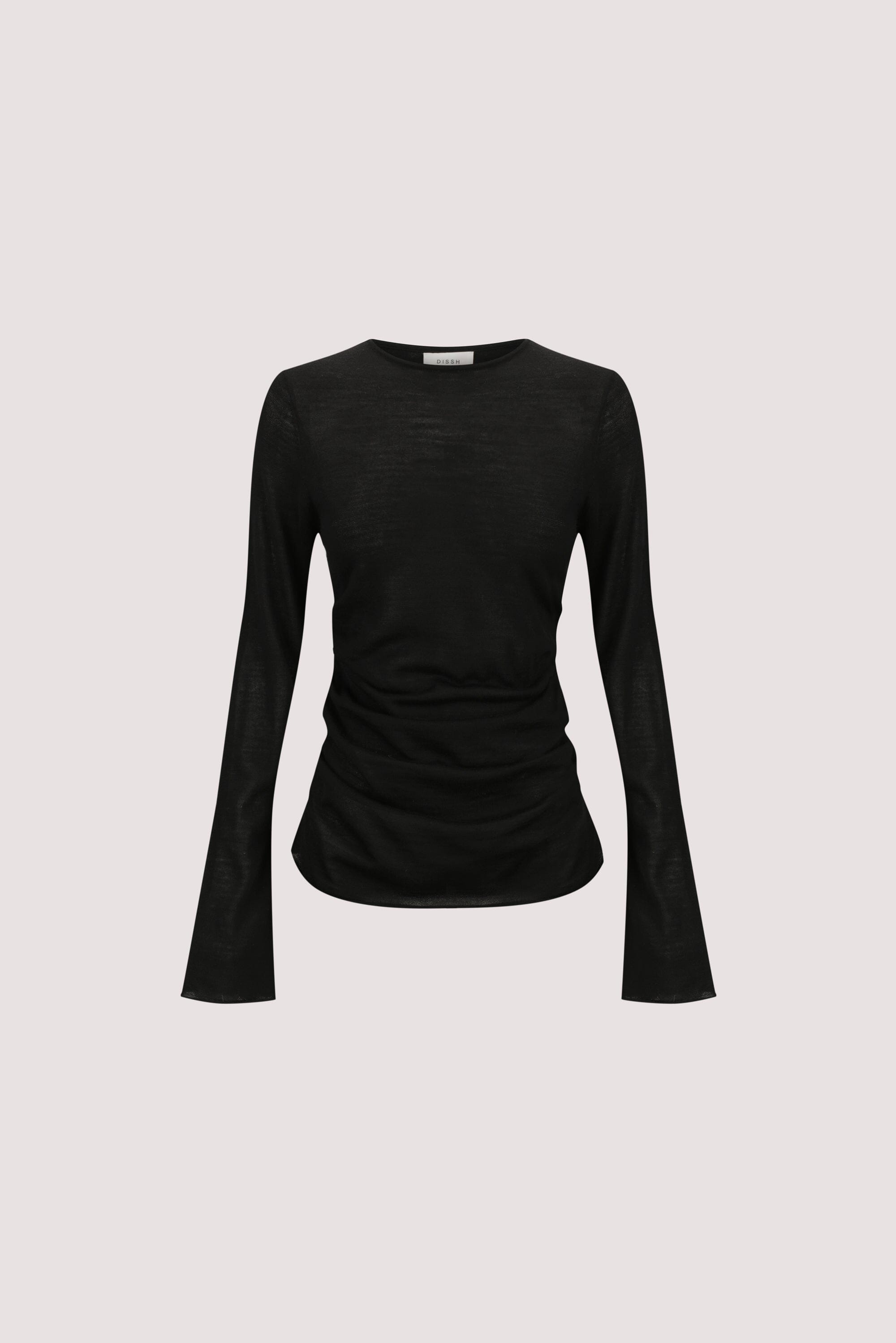 NICO BLACK MERINO KNIT TOP Clothing DISSH Boutiques 