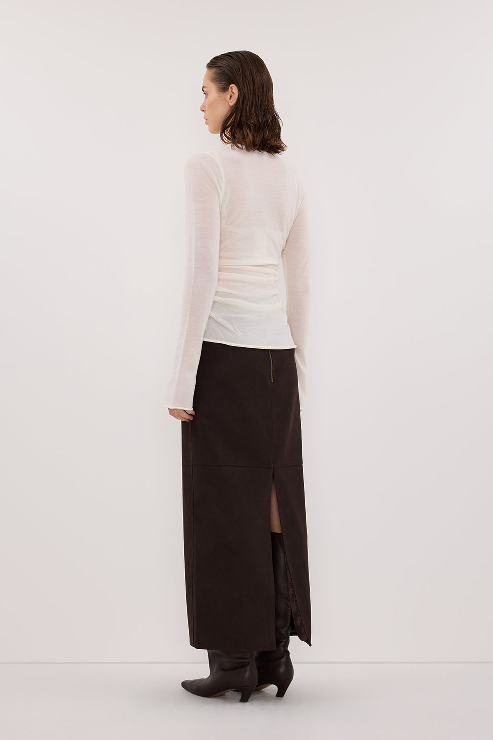 NICO OFF WHITE MERINO KNIT TOP Clothing DISSH Boutiques 