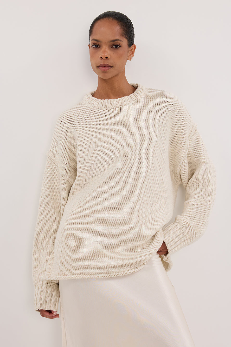 ROY PLASTER LONGLINE KNIT JUMPER Clothing DISSH Boutiques 