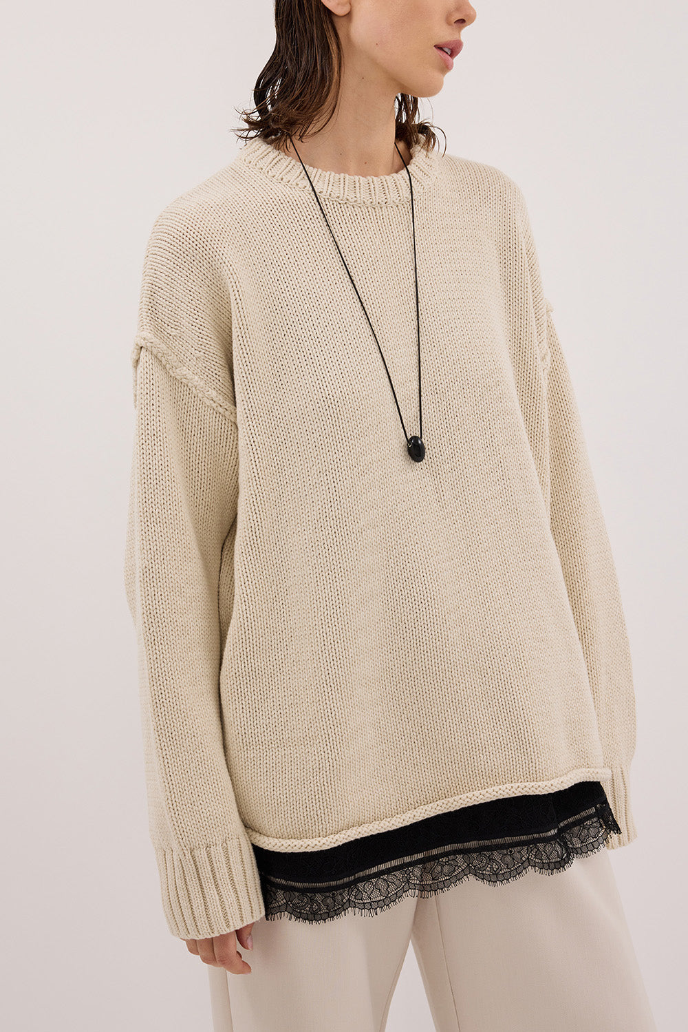 ROY PLASTER LONGLINE KNIT JUMPER Clothing DISSH Boutiques 