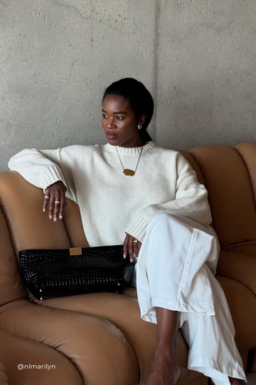 ROY PLASTER LONGLINE KNIT JUMPER