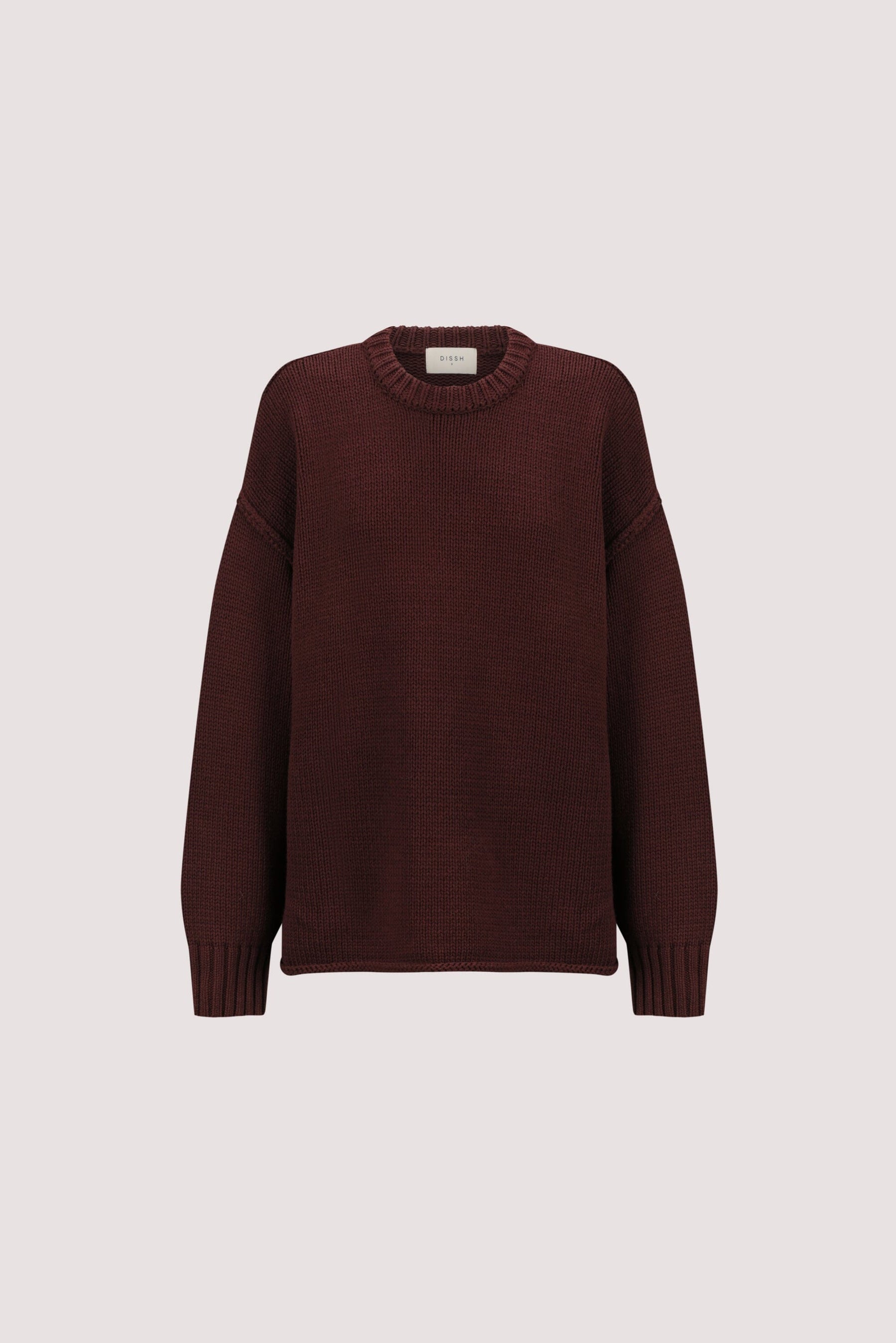 ROY WALNUT OVERSIZED LONGLINE KNIT JUMPER Clothing DISSH Boutiques 