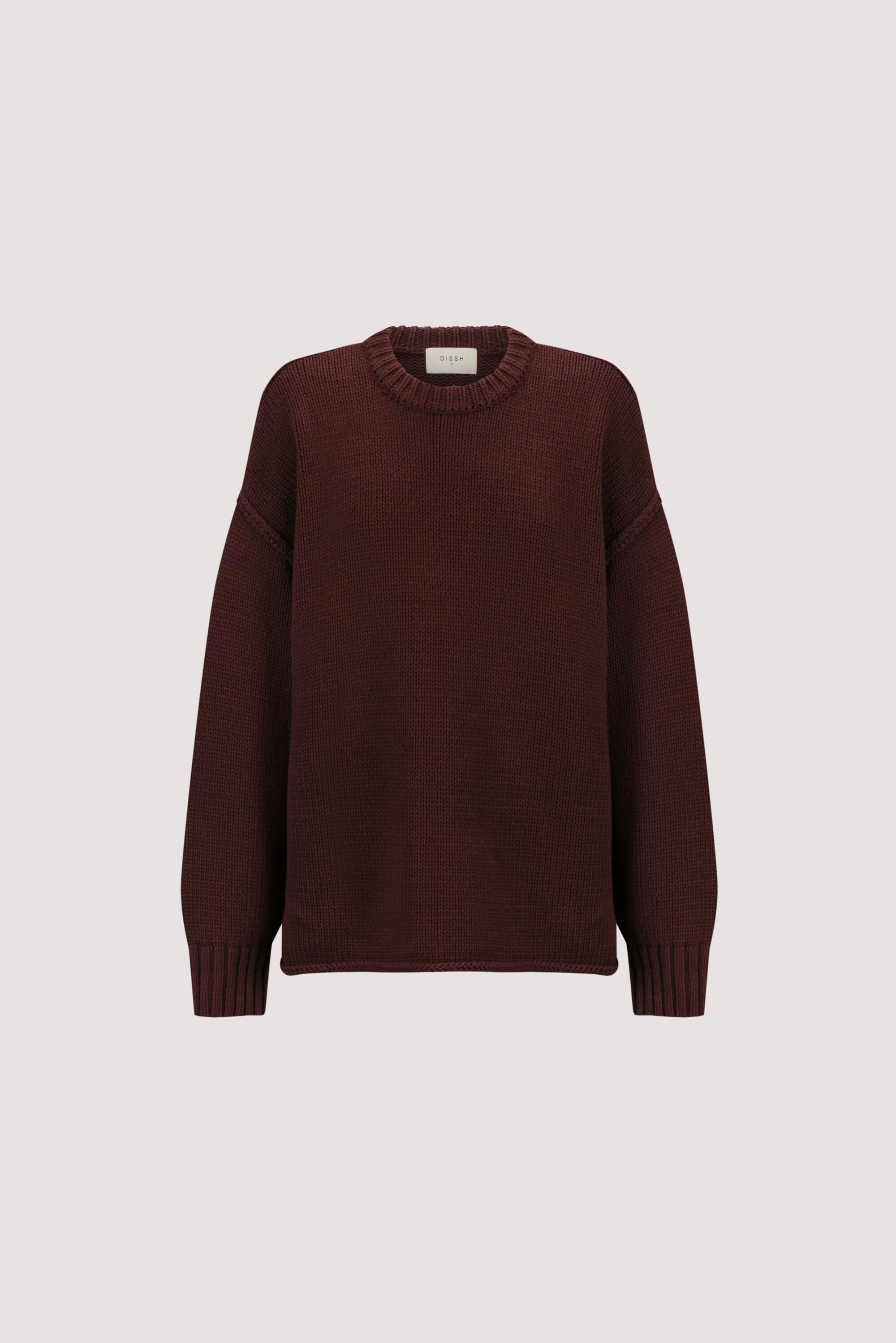 ROY WALNUT OVERSIZED LONGLINE KNIT JUMPER Clothing DISSH Boutiques 