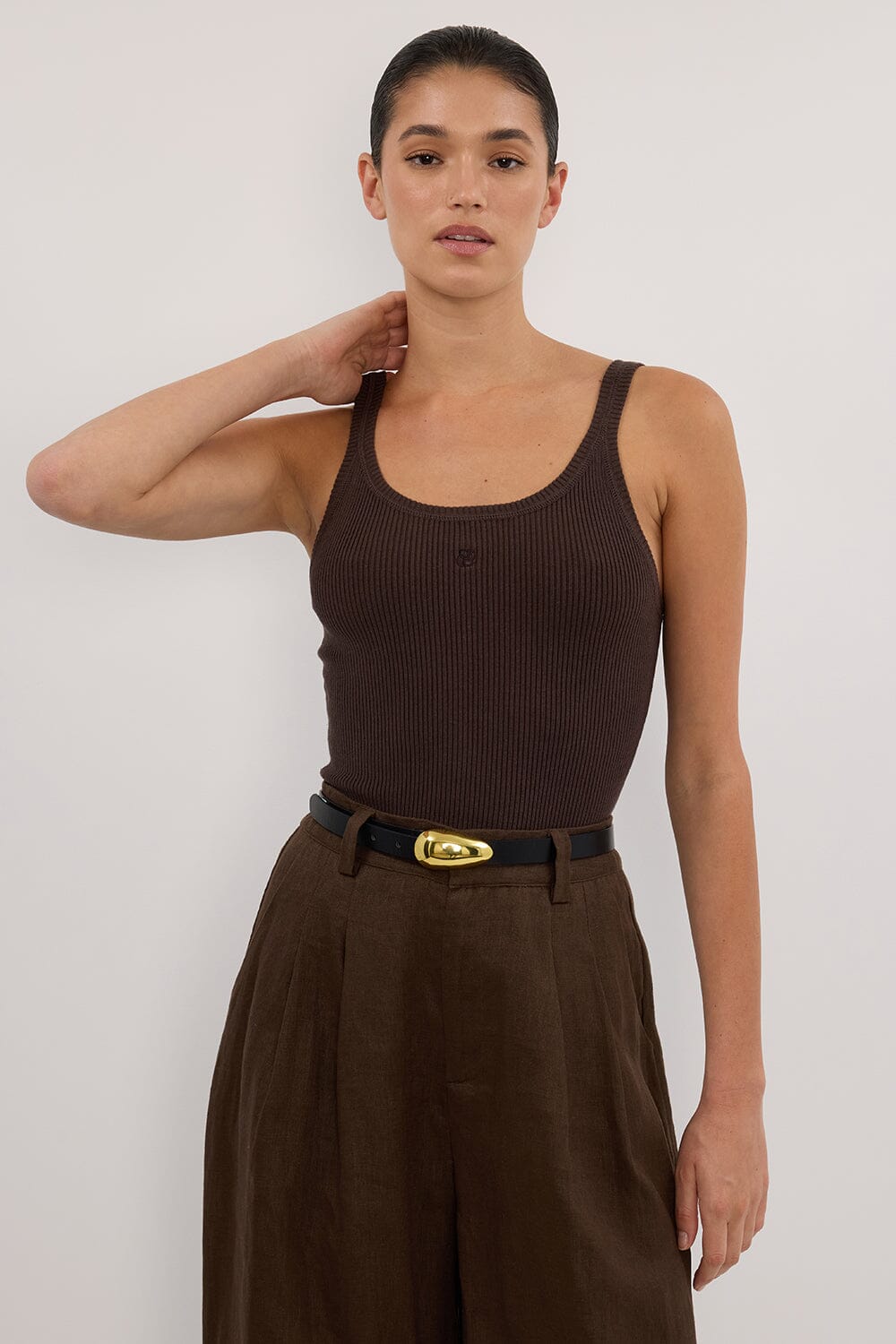 SIGNATURE CHOC SCOOP TANK Clothing DISSH Boutiques 