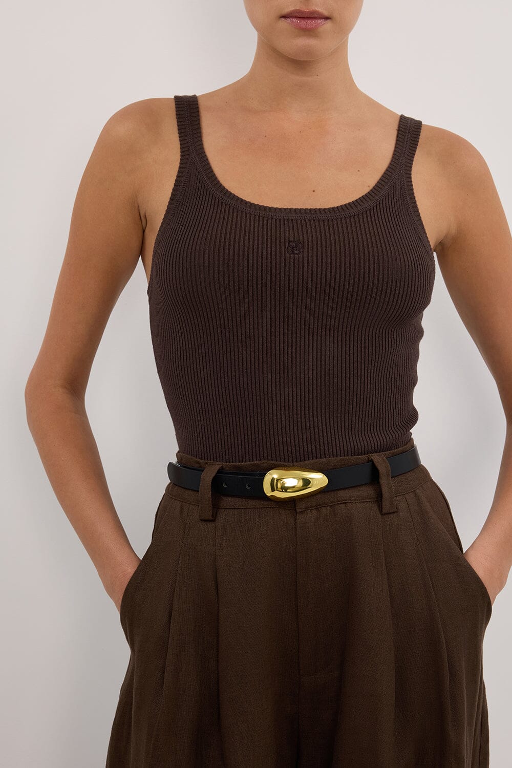 SIGNATURE CHOC SCOOP TANK Clothing DISSH Boutiques 
