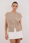 KATE OAT MARLE KNIT VEST