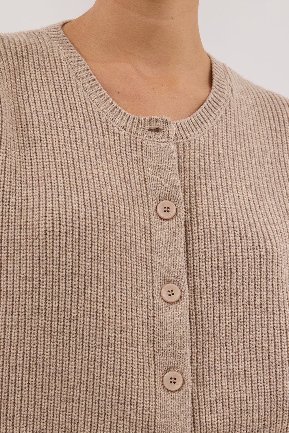 KATE OAT MARLE KNIT VEST Clothing DISSH Boutiques 