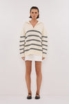 KATE CREAM STRIPE KNIT JUMPER