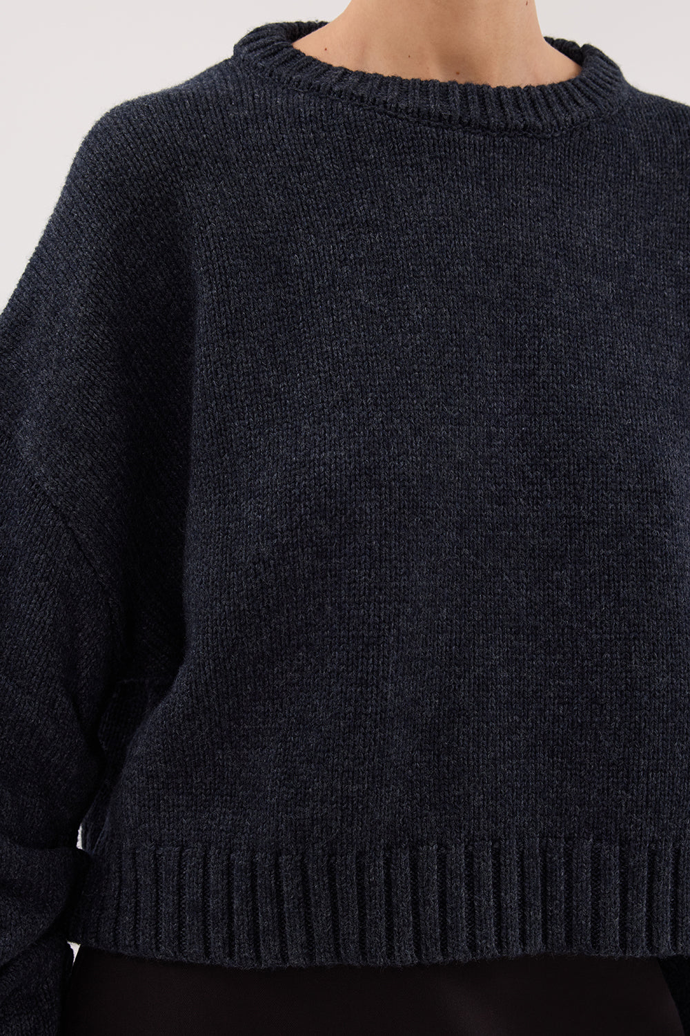 AMY INK CREW NECK COTTON JUMPER Clothing DISSH Boutiques 