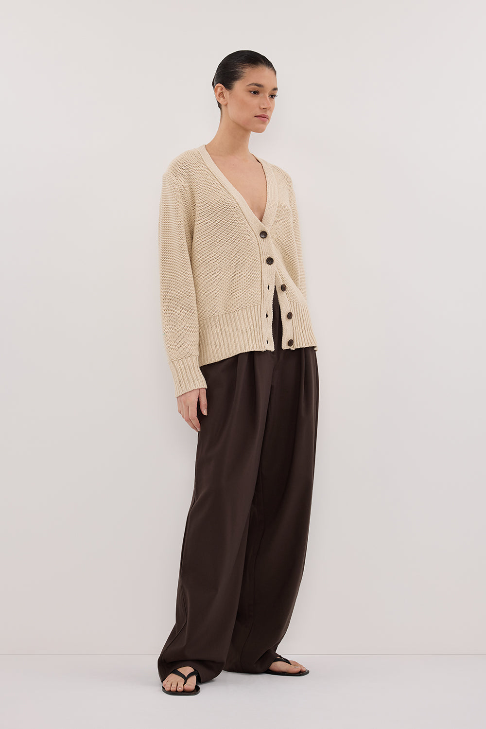 HUGO CLAY KNIT CARDIGAN Clothing DISSH Boutiques 
