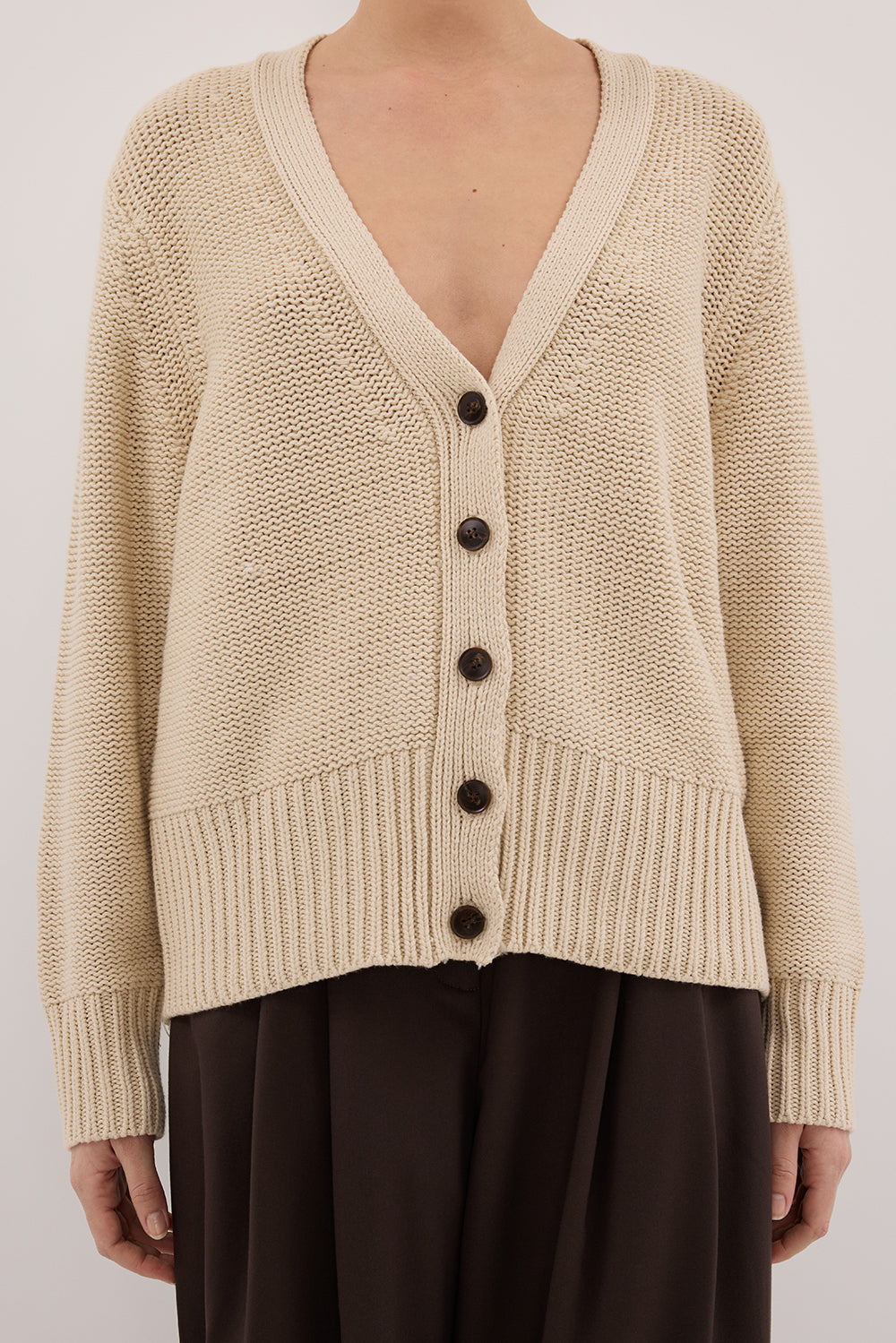 HUGO CLAY KNIT CARDIGAN Clothing DISSH Boutiques 