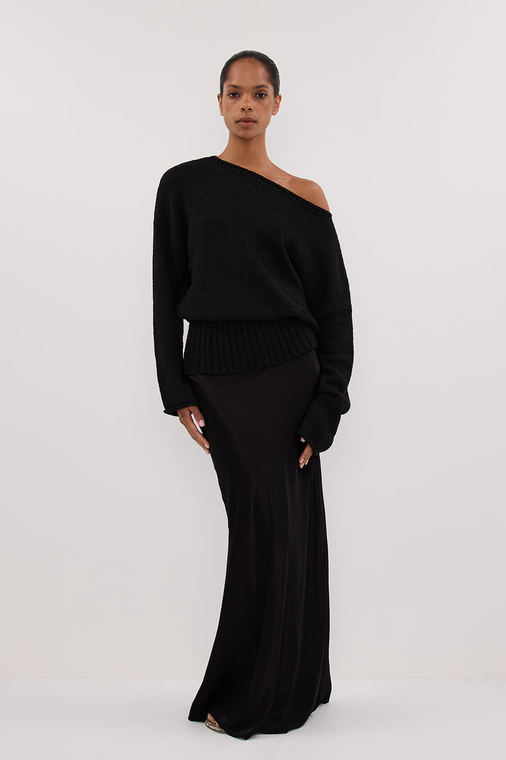 JULES BLACK LONG SLEEVE KNIT TOP ? Clothing DISSH Boutiques 