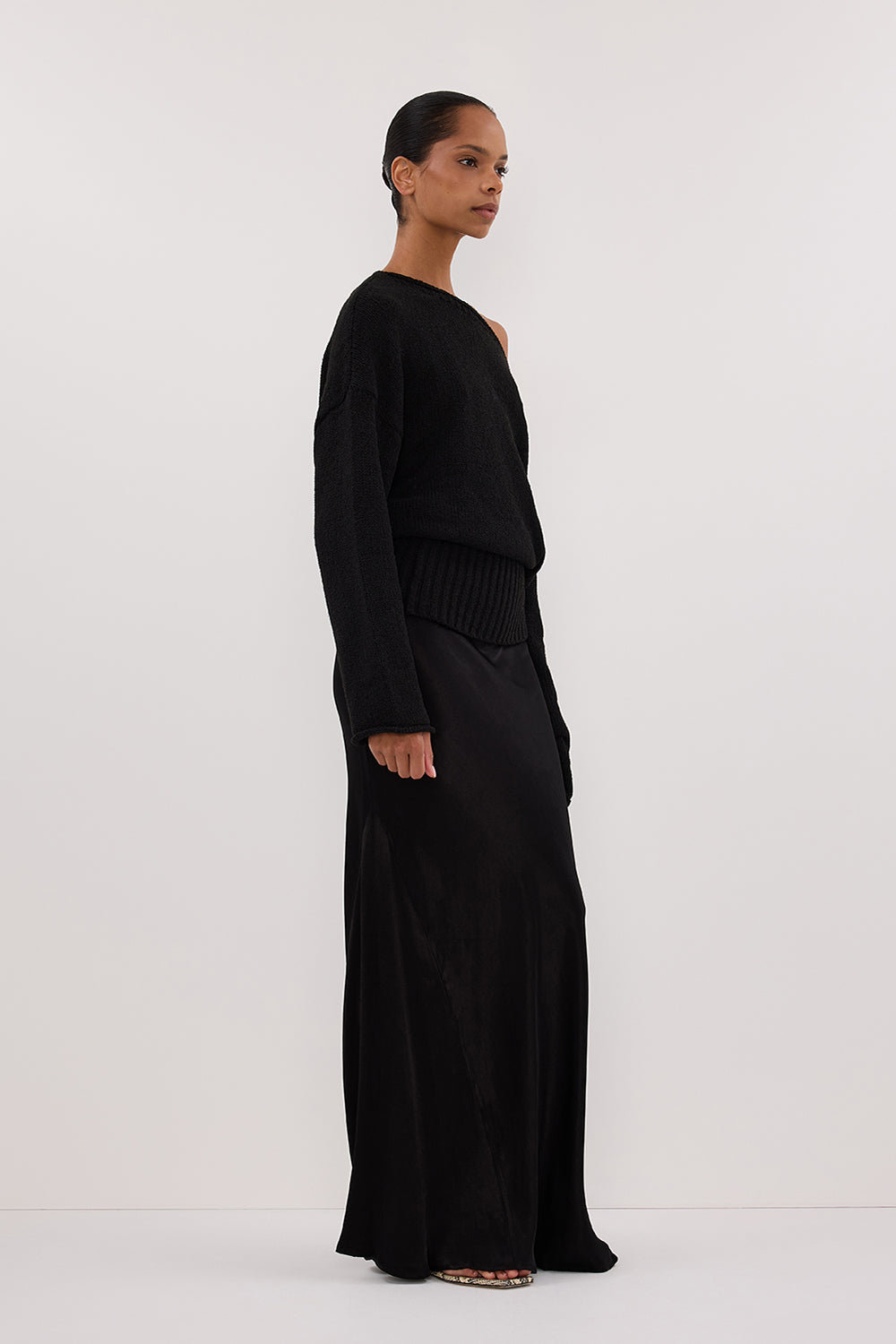 JULES BLACK LONG SLEEVE KNIT TOP ? Clothing DISSH Boutiques 