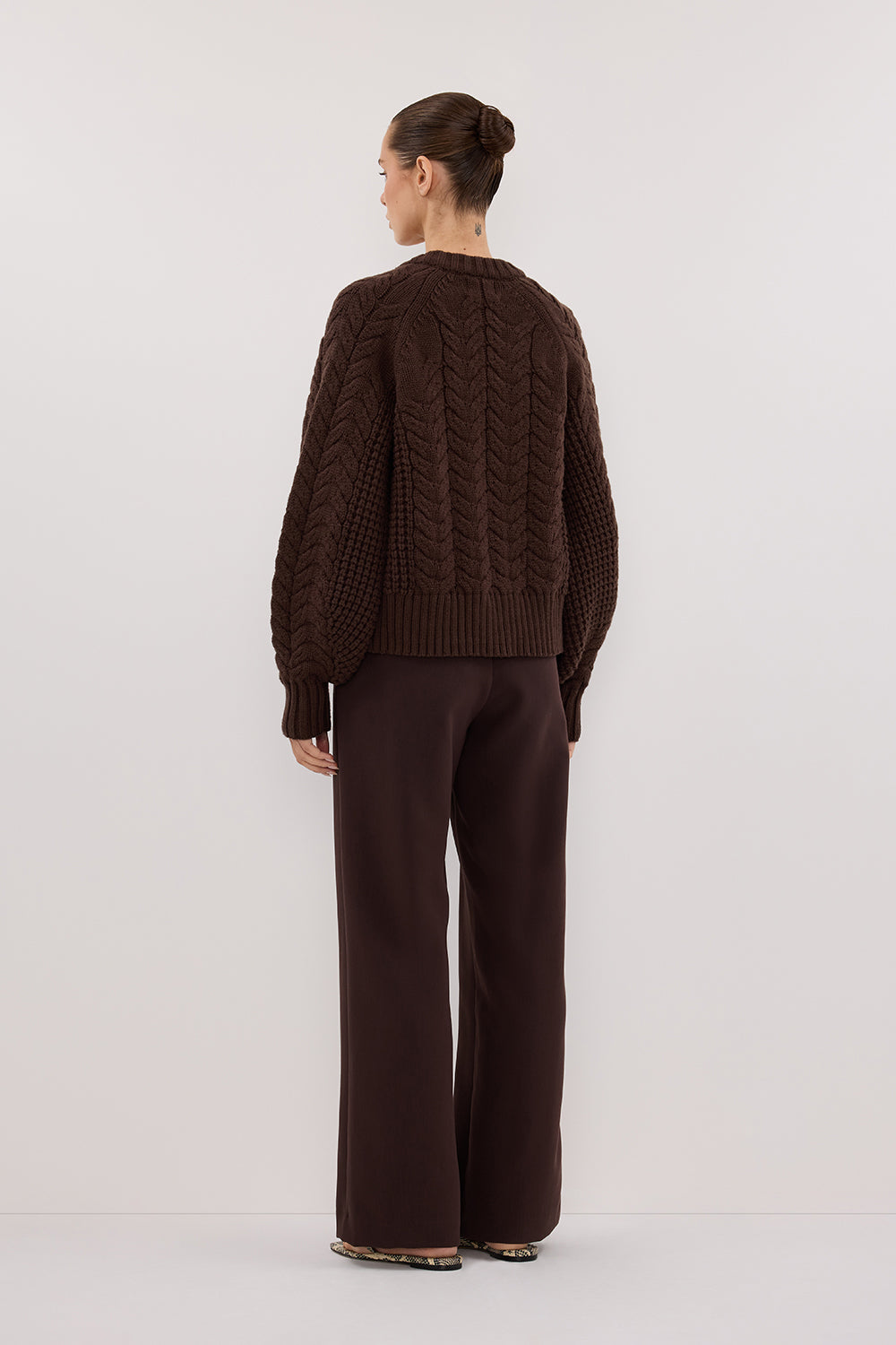 TOM CHOC CABLE KNIT CARDIGAN - PRE ORDER Clothing DISSH Boutiques 