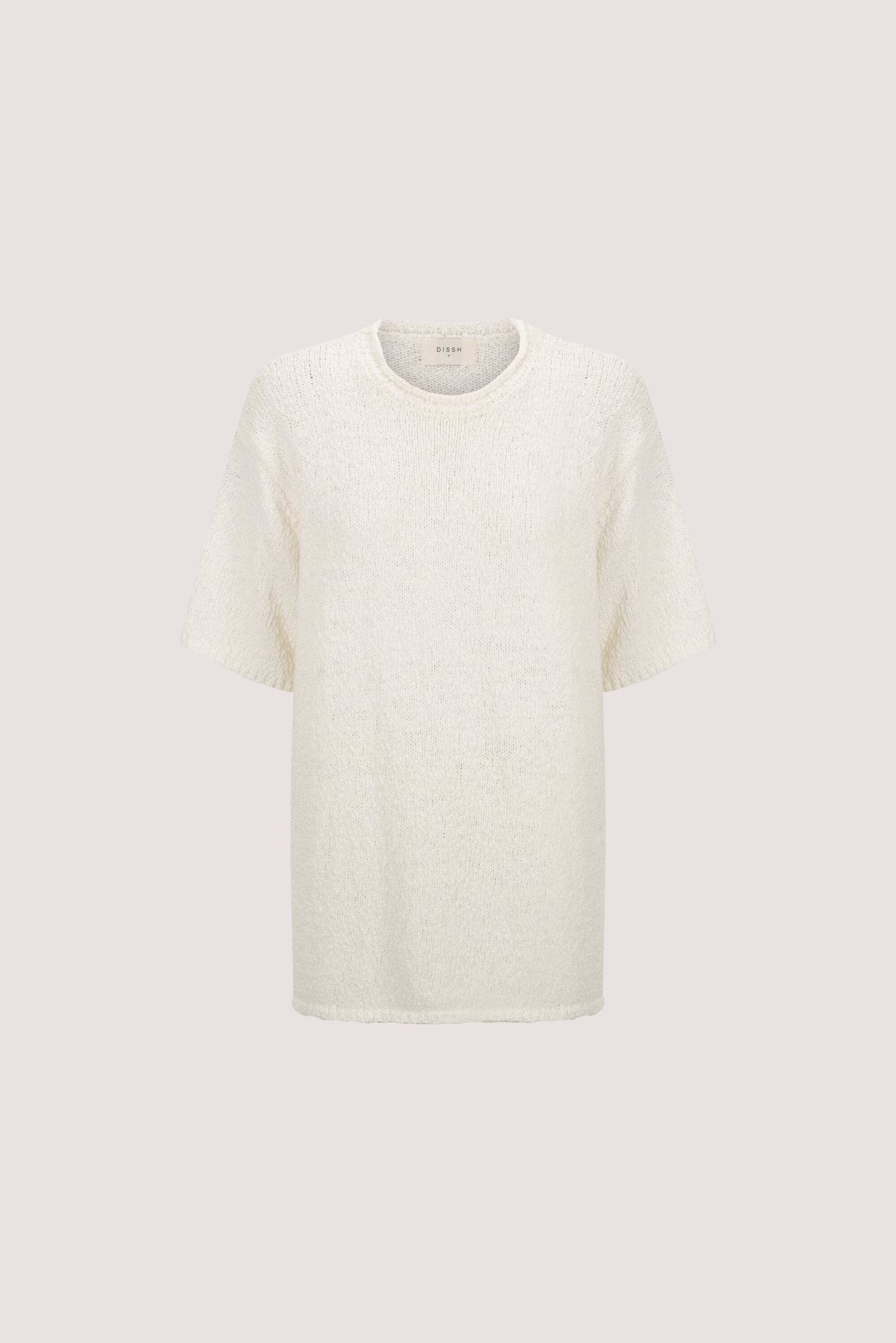 SUE OFF WHITE OVERSIZED KNIT TEE Clothing DISSH Boutiques 