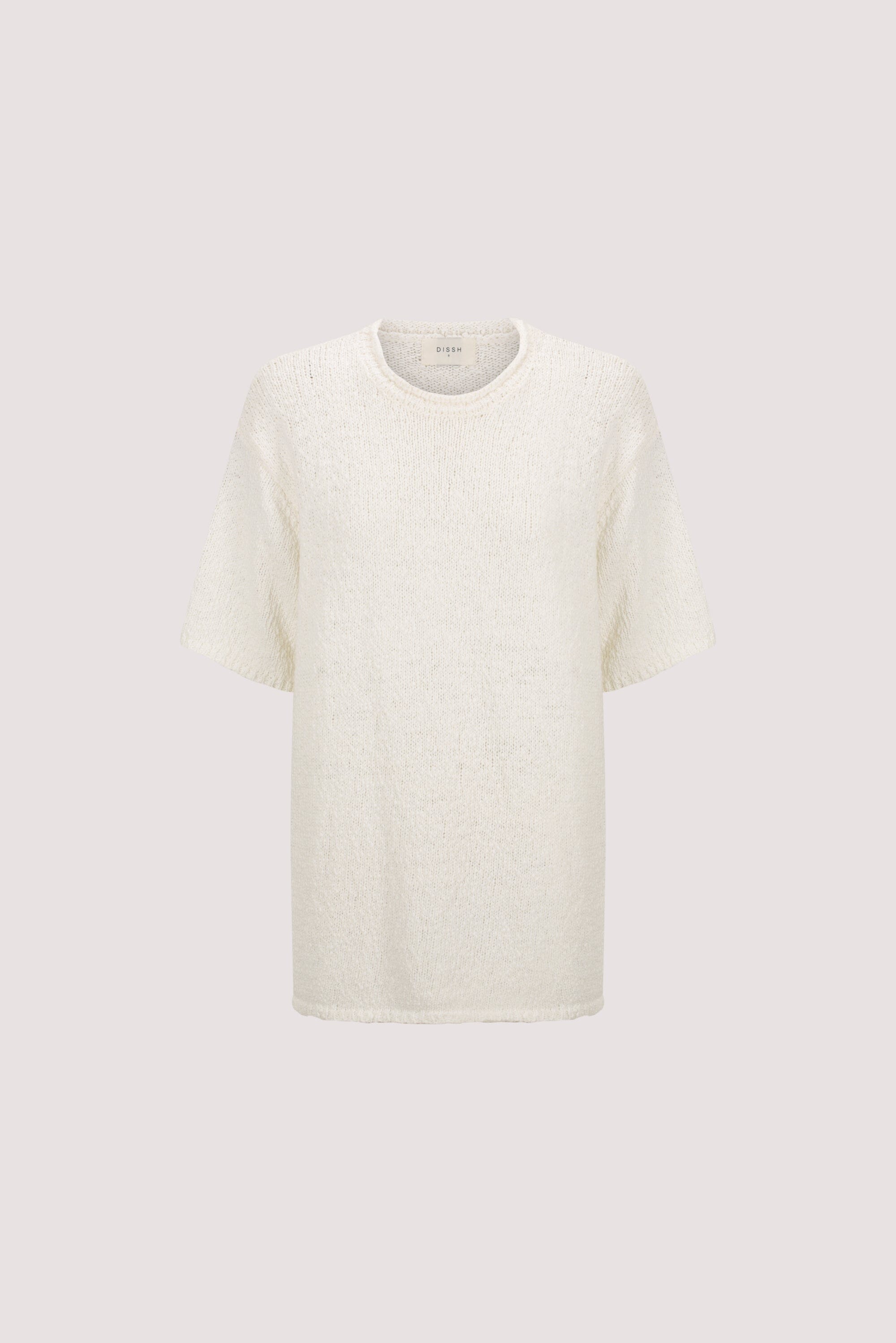SUE OFF WHITE OVERSIZED KNIT TEE Clothing DISSH Boutiques 