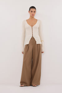 BLAIR NATURAL LONG SLEEVE KNIT TOP