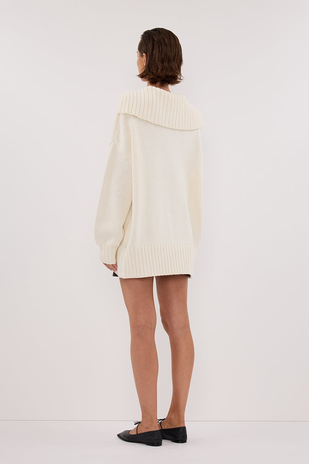 FRANKIE OFF WHITE SAILOR JUMPER Clothing DISSH Boutiques 