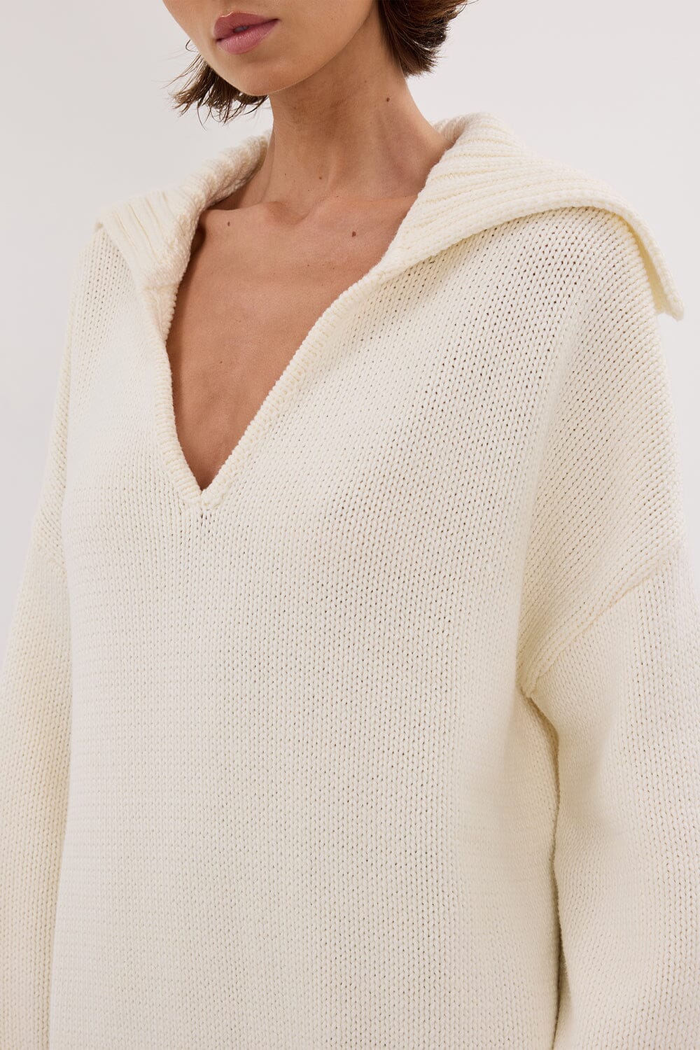 FRANKIE OFF WHITE SAILOR JUMPER Clothing DISSH Boutiques 