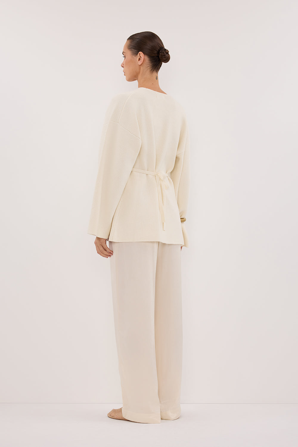 SCOUT CREAM LONG SLEEVE KNIT TOP