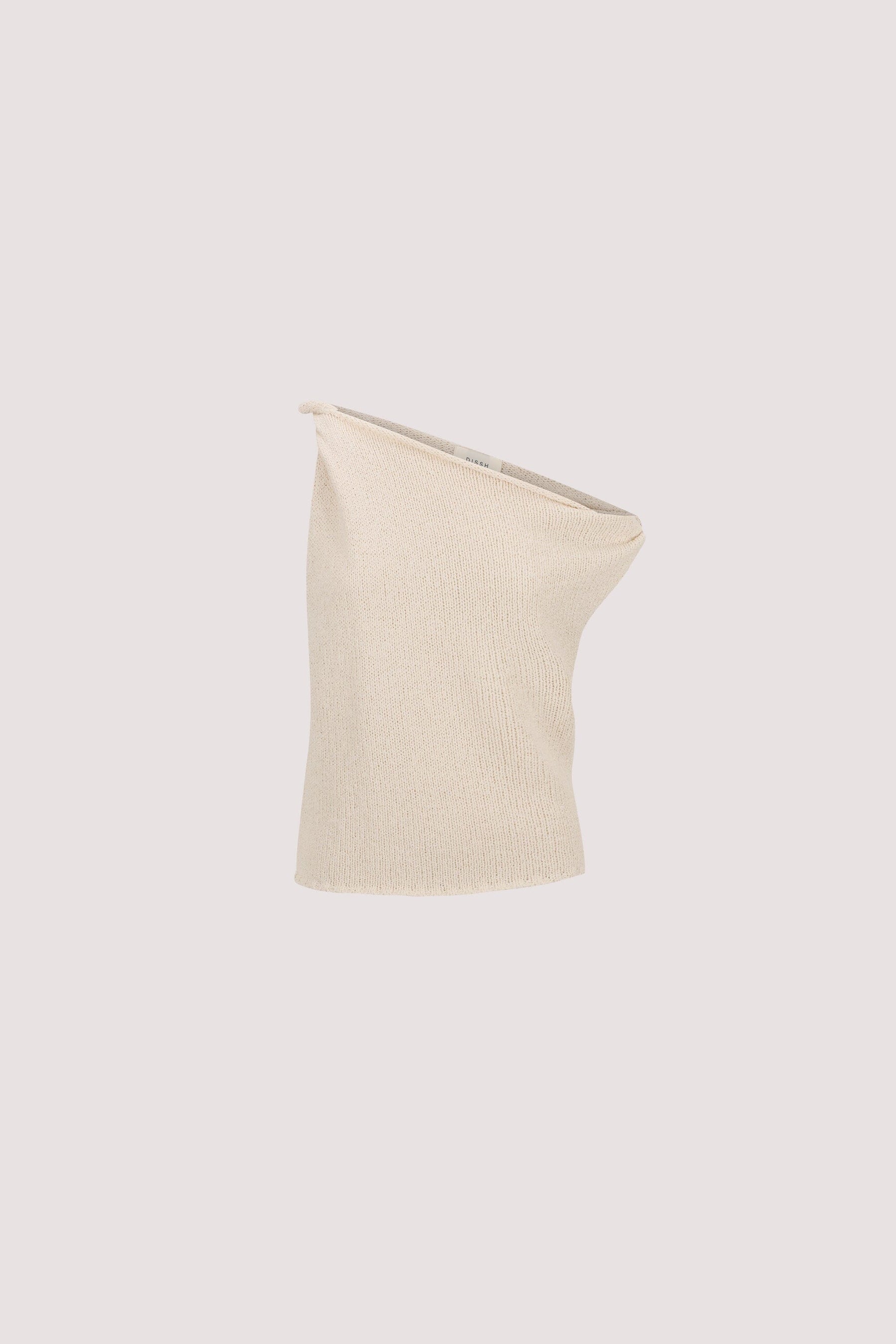 KARA SANDSTONE ASYM KNIT TOP Clothing DISSH Boutiques 