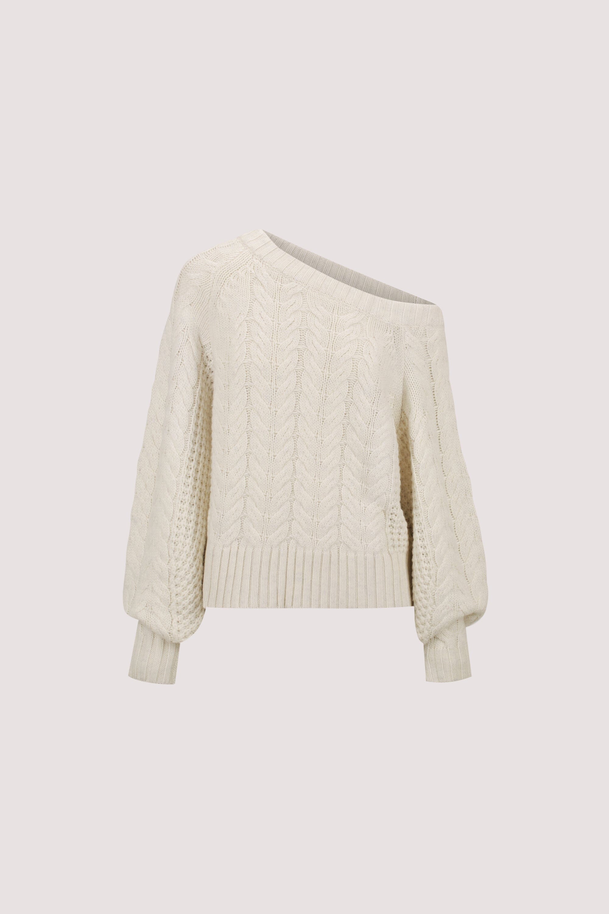 TOM CREAM ASYM KNIT JUMPER Clothing DISSH Boutiques 