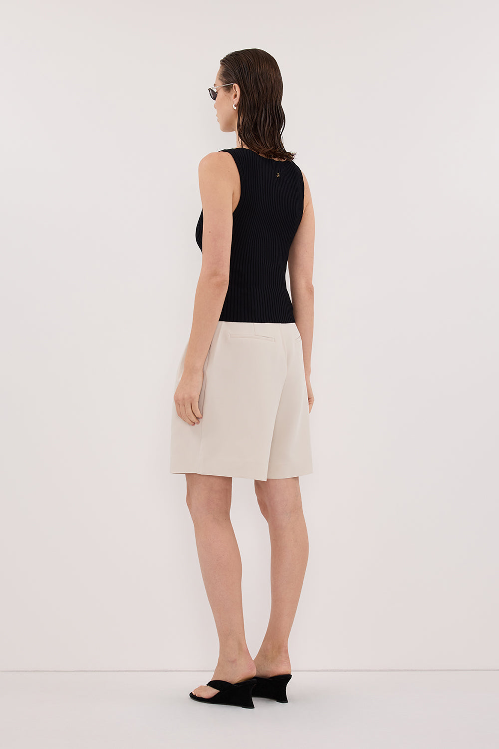 SIERRA BLACK KNIT TOP Clothing DISSH Boutiques 