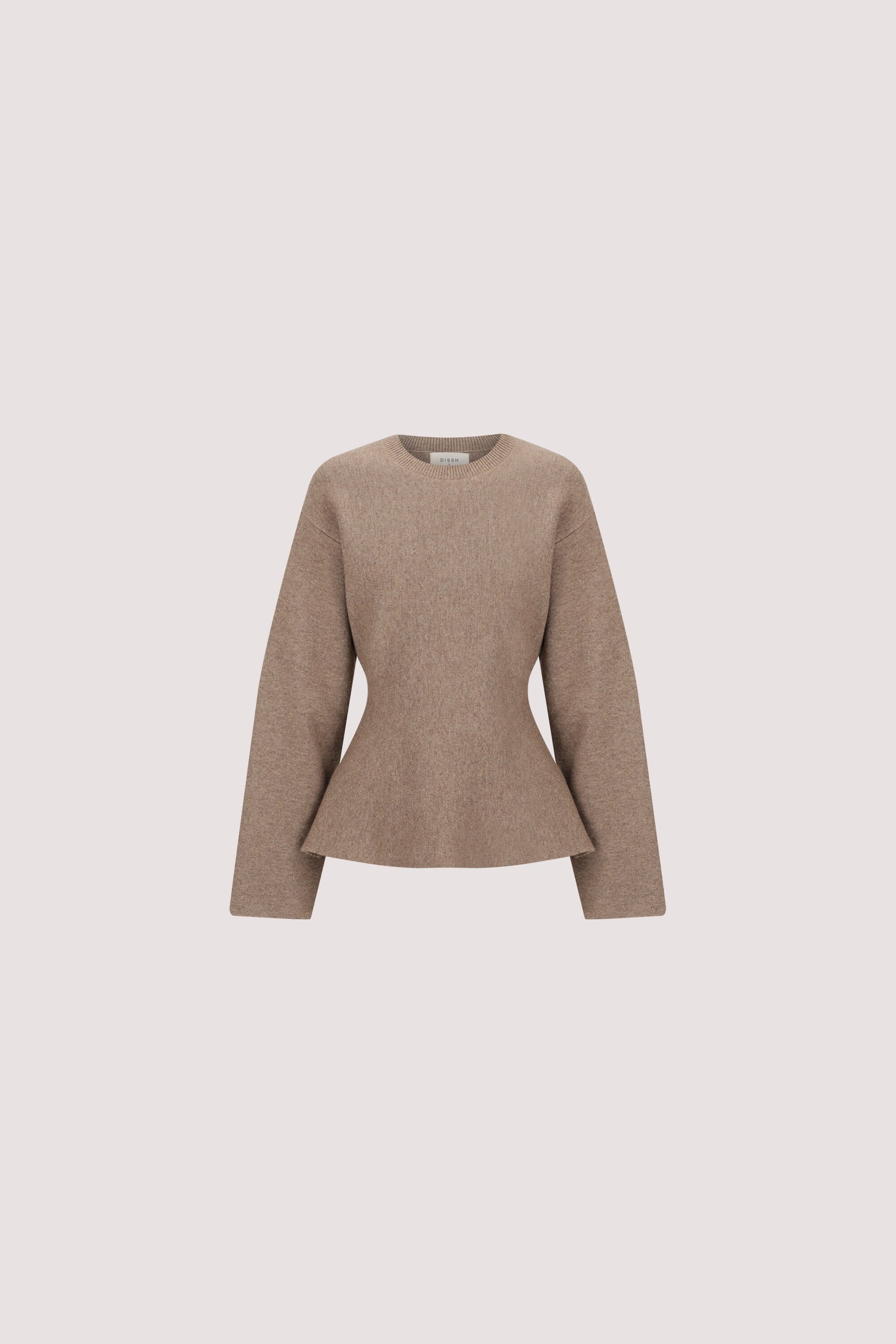 LANIE CHOC LONG SLEEVE KNIT TOP