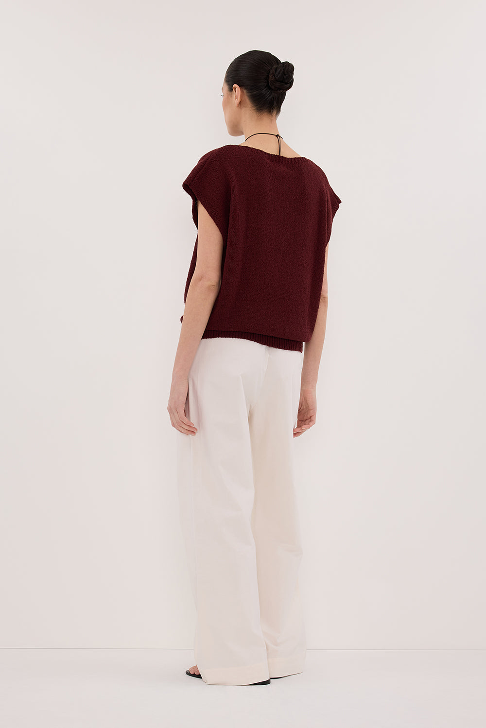ASPEN SANGRIA KNIT TOP Clothing DISSH Boutiques 
