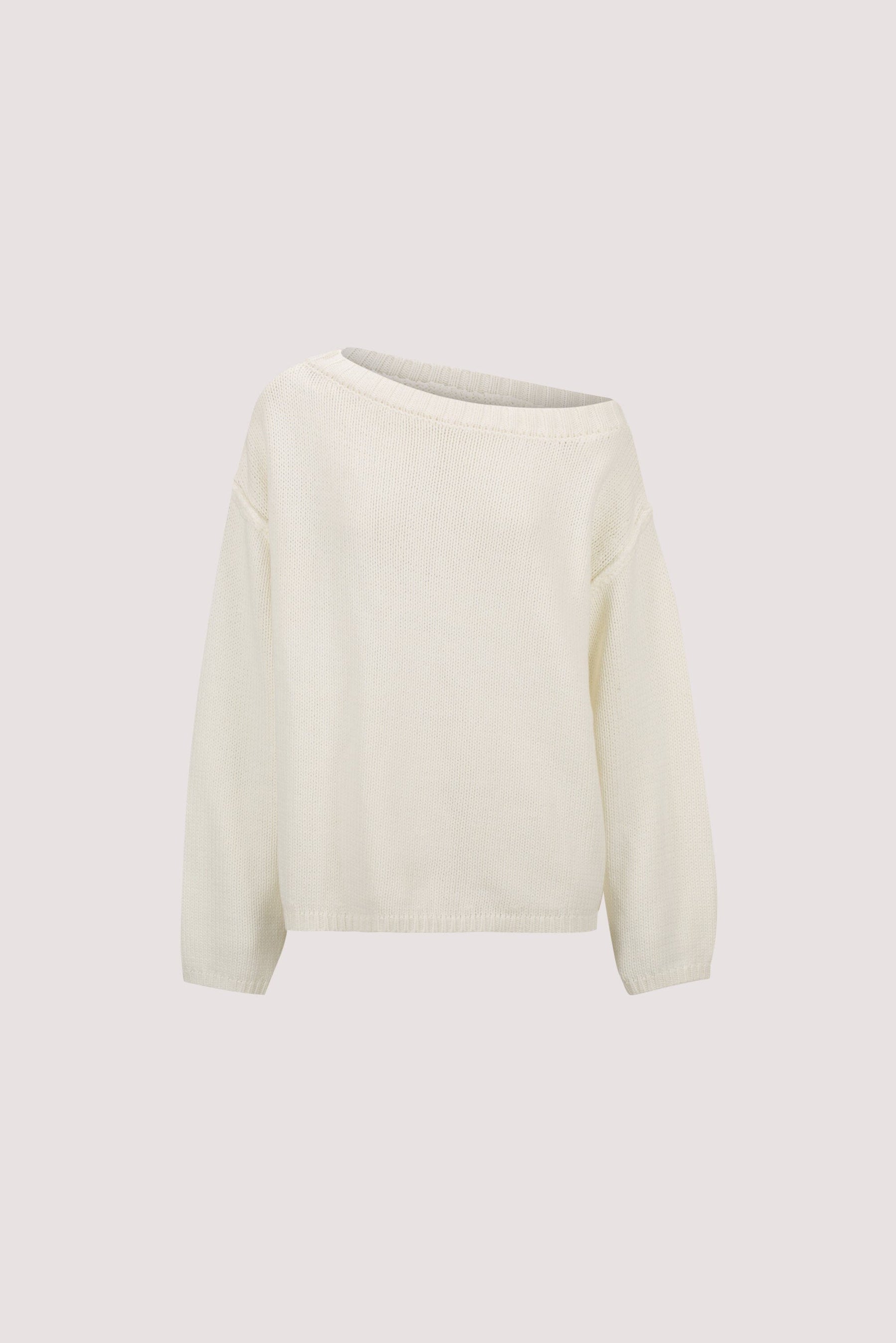 LEISLE CREAM ASYM KNIT JUMPER Clothing DISSH Boutiques 