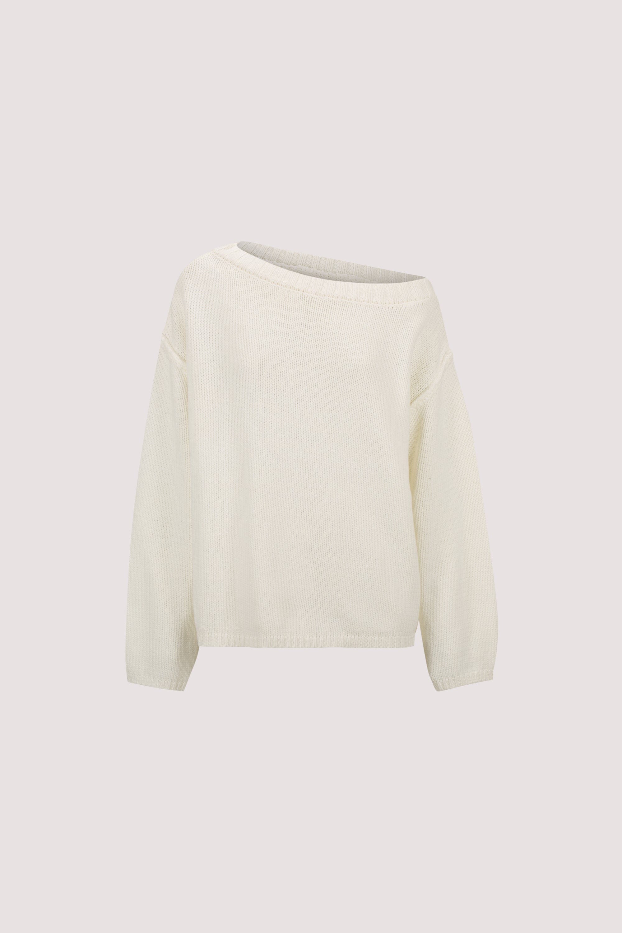 LEISLE CREAM ASYM KNIT JUMPER Clothing DISSH Boutiques 