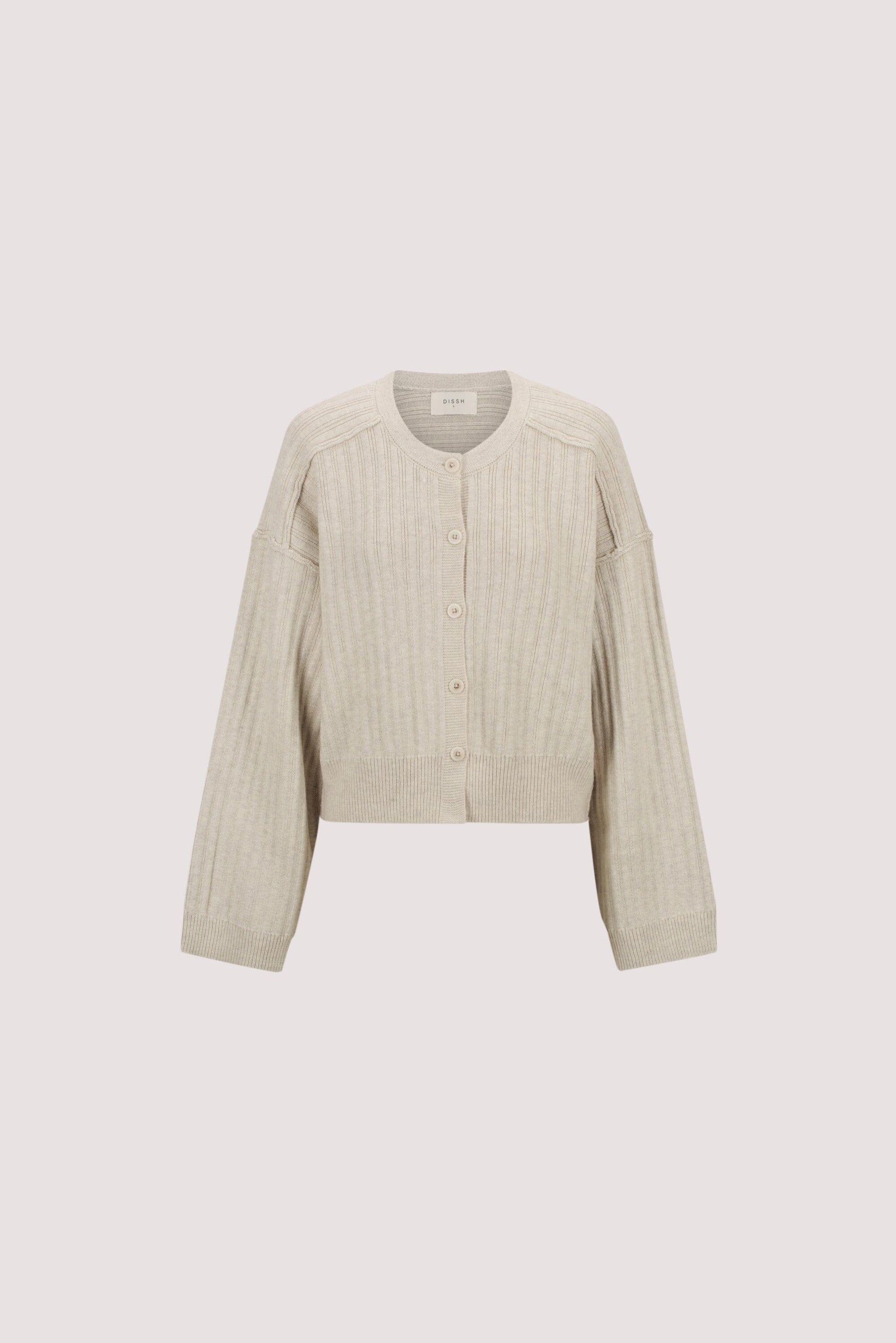 DAHLIA CHALK KNIT CARDIGAN Clothing DISSH Boutiques 