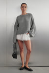 BAY GREY MARLE KNIT JUMPER