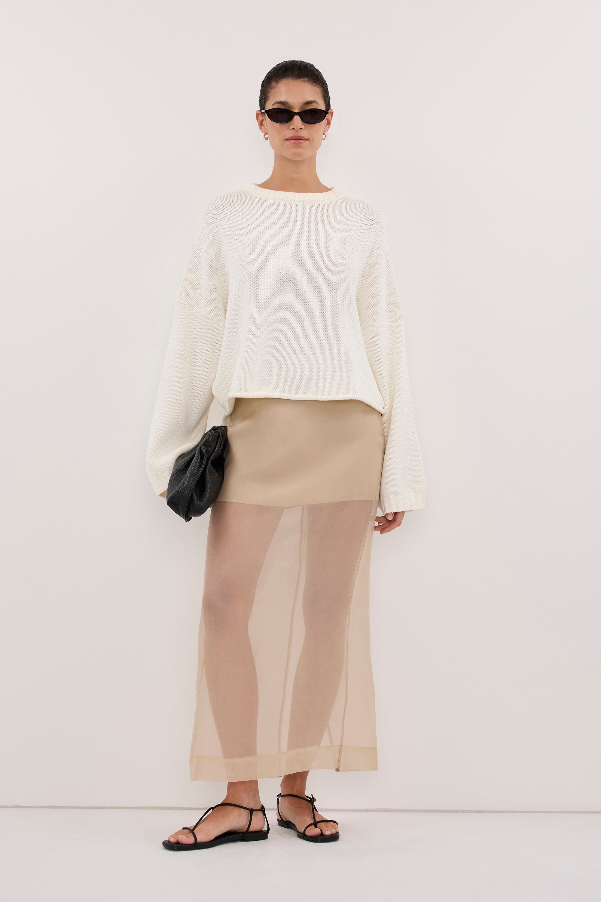 BAY IVORY KNIT JUMPER
