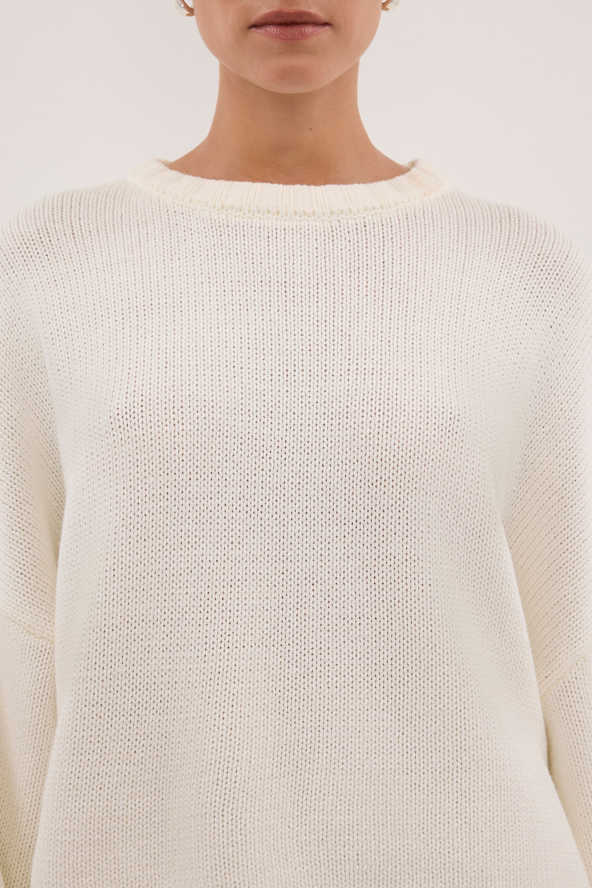 BAY IVORY KNIT JUMPER