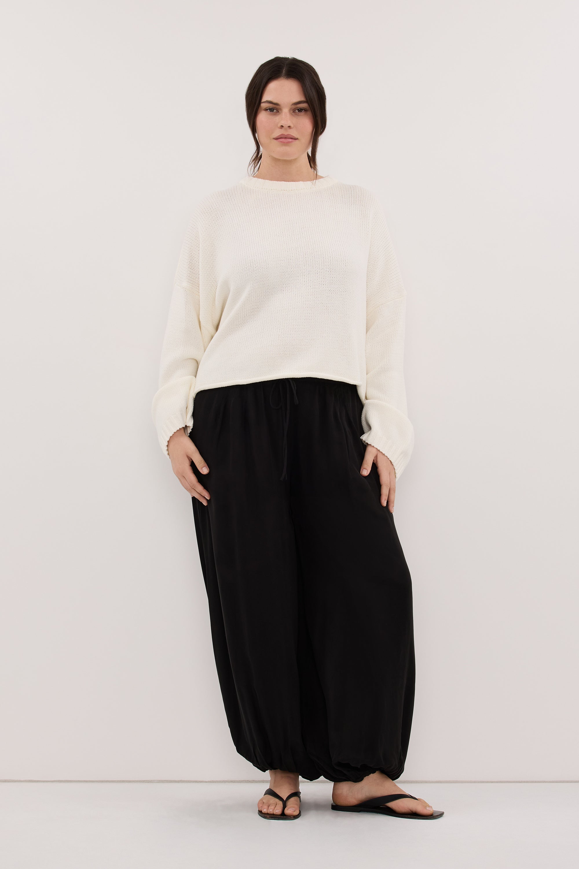 BAY IVORY KNIT JUMPER