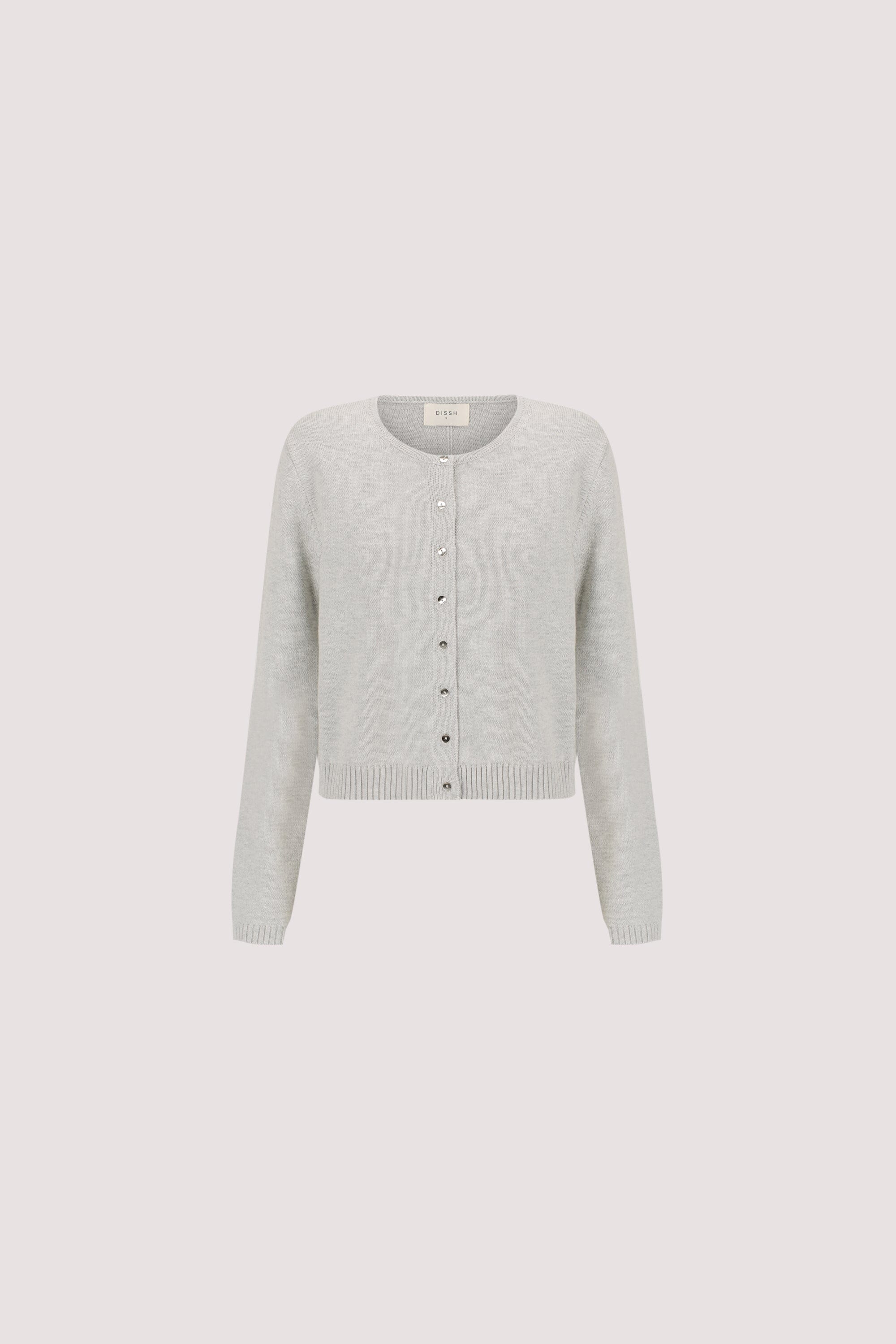 LISE SILVER LIGHT KNIT CARDIGAN