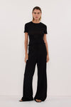 DUKE BLACK MERINO KNIT BABY TEE