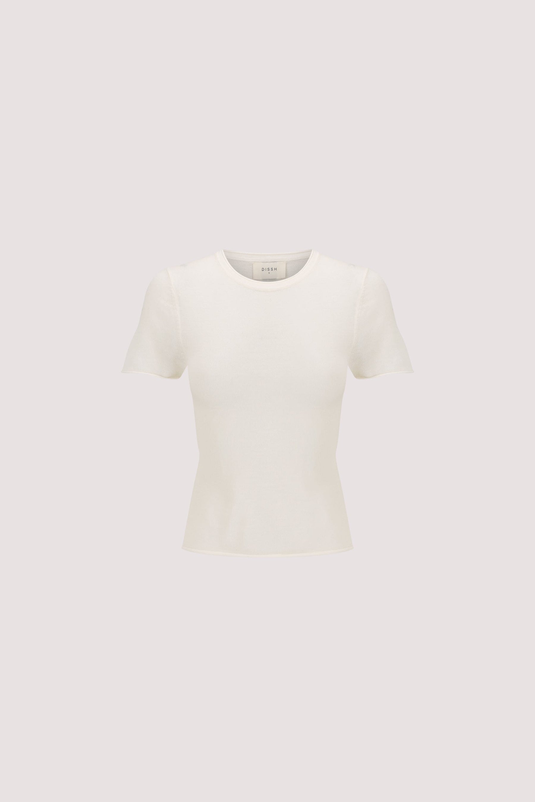 DUKE OFF WHITE MERINO KNIT BABY TEE Clothing DISSH Boutiques 