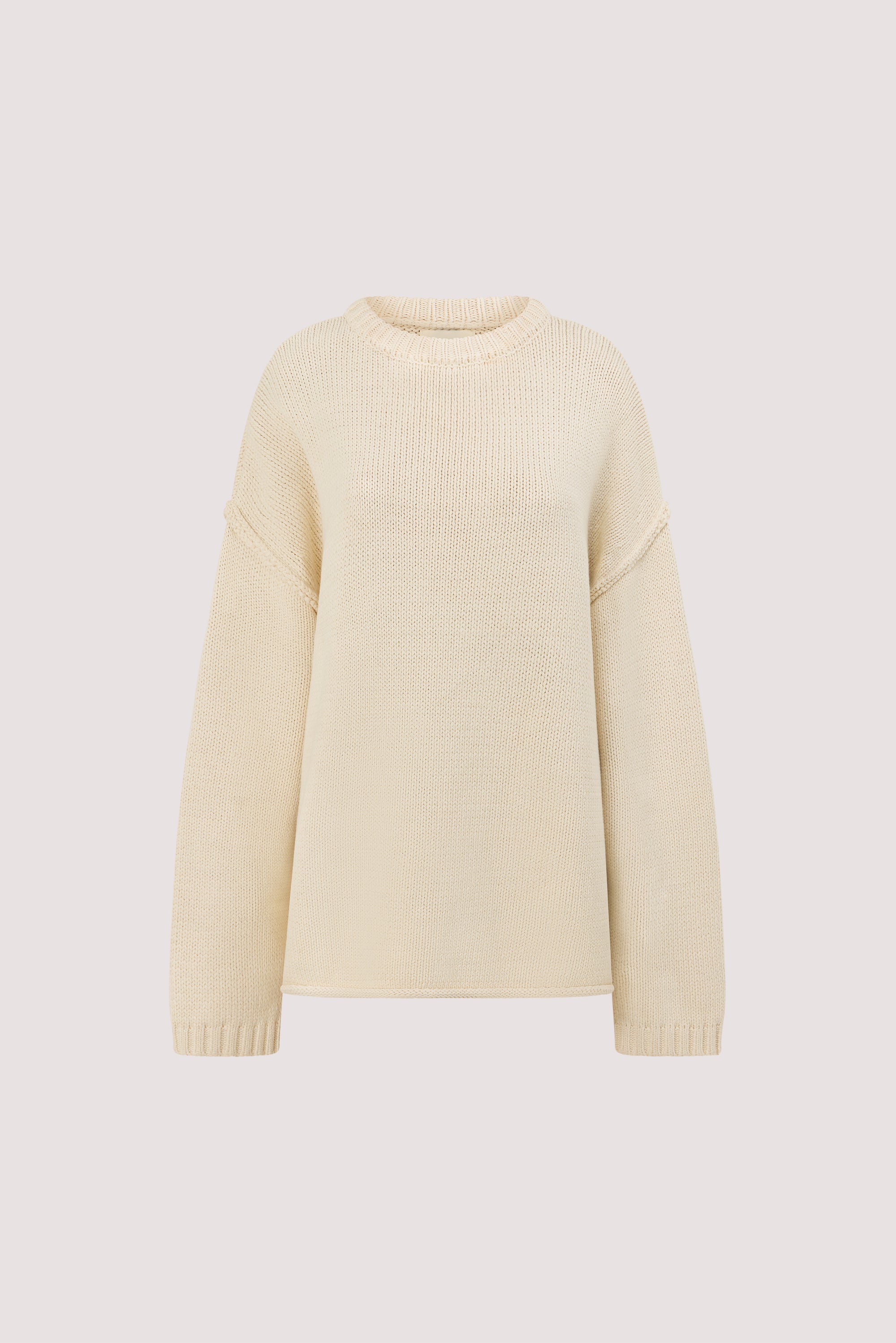 JETT STRAW LONGLINE KNIT JUMPER