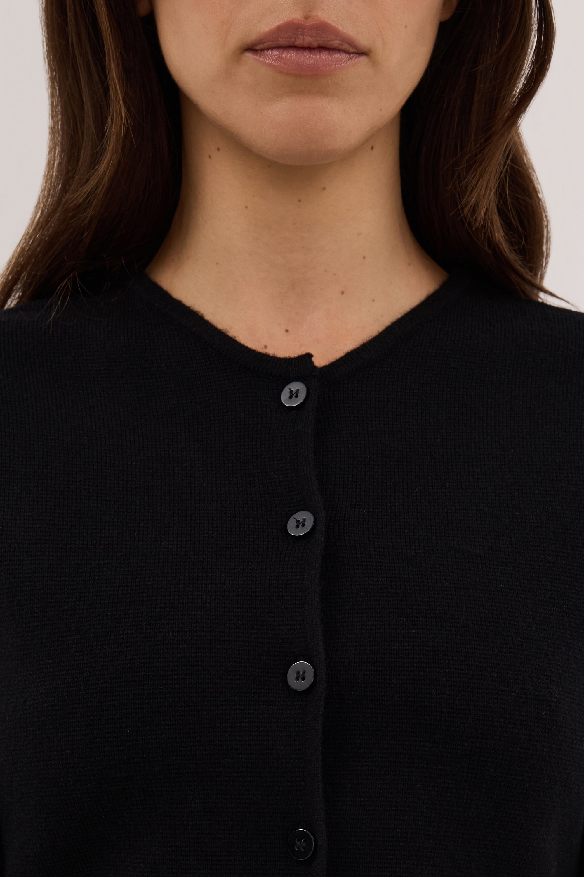 ELIZA BLACK CINCHED CARDIGAN
