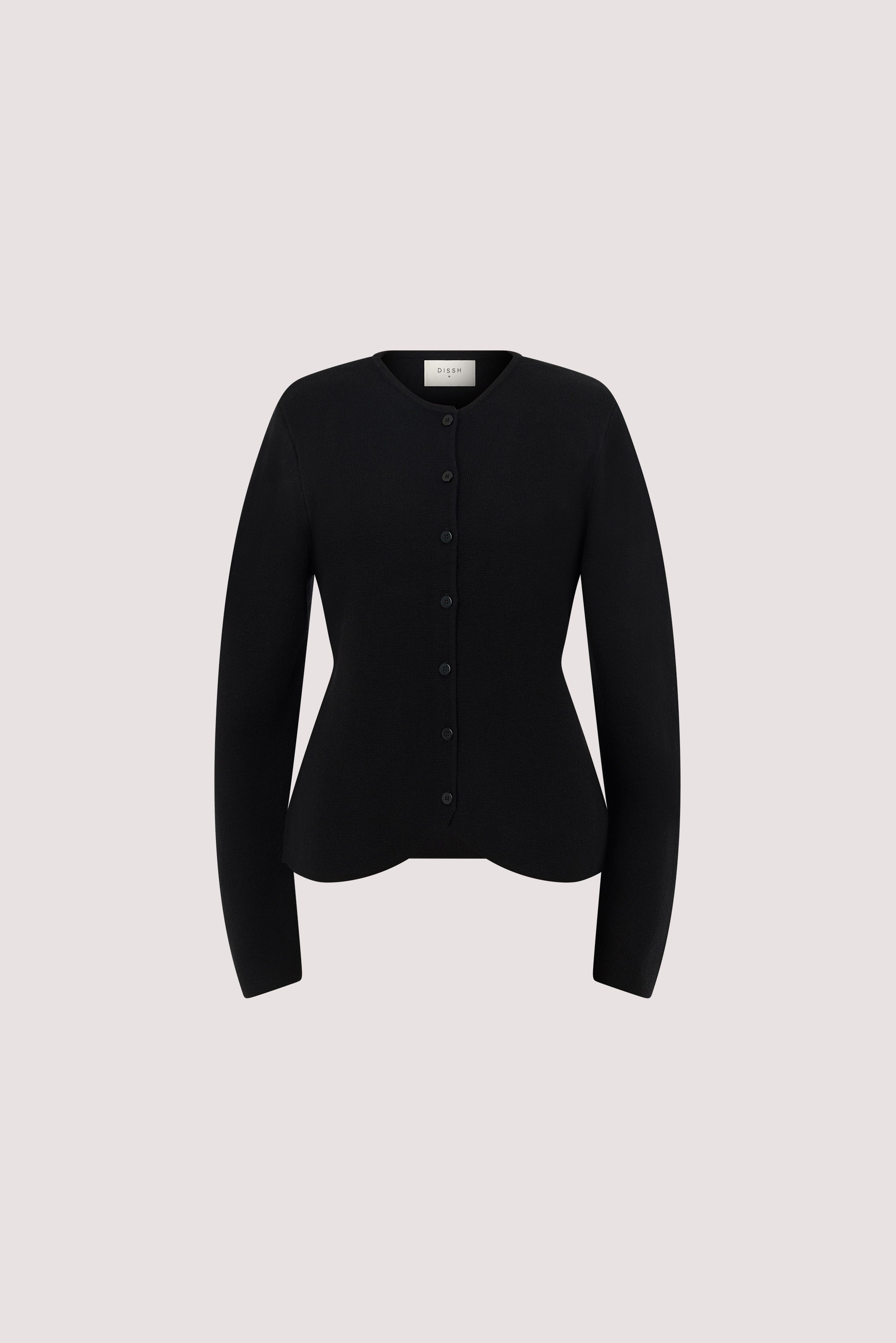 ELIZA BLACK CINCHED CARDIGAN