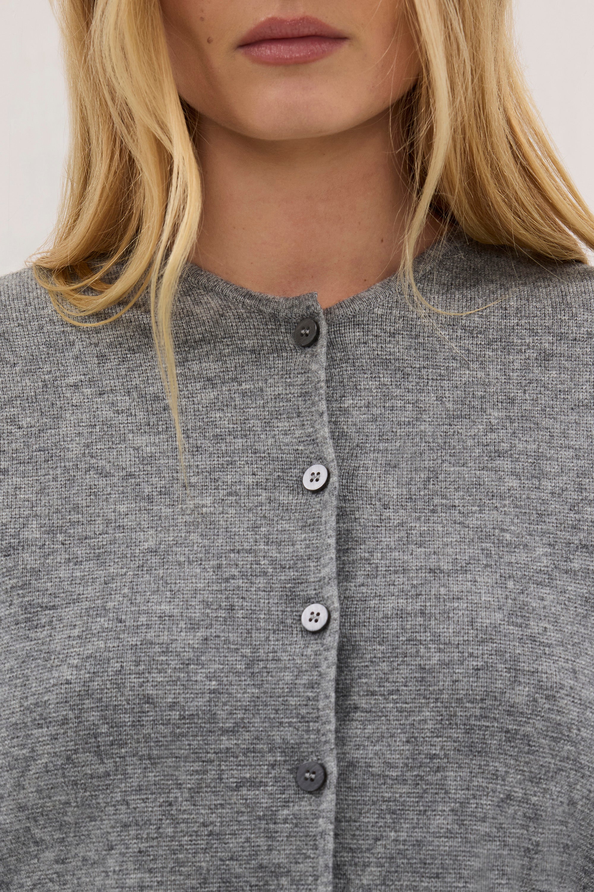 ELIZA GREY MARLE CINCHED CARDIGAN